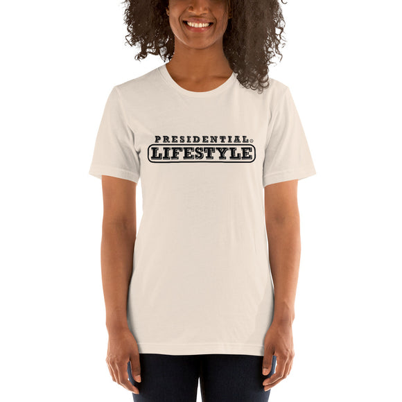 Presidential Lifestyle Black Short-Sleeve Unisex T-Shirt - Presidential Brand (R)