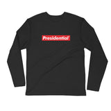 Presidential Red Box Long Sleeve Fitted Crew - Presidential Brand (R)