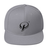 Presidential P LOGO Black Snapback Hat - Presidential Brand (R)