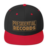 Presidential Records Gold Logo | Snapback Hat - Presidential Brand (R)