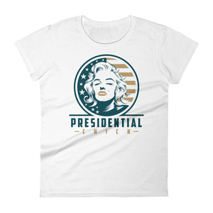 Presidential Chick Gold Women's Short Sleeve T-Shirt - Presidential Brand (R)