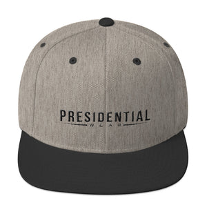 Presidential Wear In Black Snapback Hat - Presidential Brand (R)