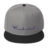 Presidential Cursive P On Back | Snapback Hat - Presidential Brand (R)