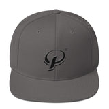 Presidential P LOGO Black Snapback Hat - Presidential Brand (R)