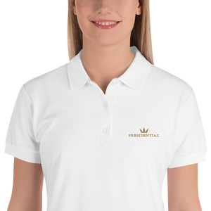 Presidential Crown Gildan 82800L Embroidered Women's Premium Polo Shirt - Presidential Brand (R)