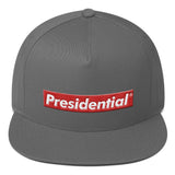 Presidential Redbox Logo Icon P On Back | Flat Bill Cap - Presidential Brand (R)