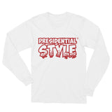 Presidential Style Red Long Sleeve T-Shirt - Presidential Brand (R)