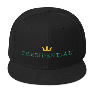 PRESIDENTIAL Gold Crown Logo Otto Cap 125-978 - Wool Blend Snapback - Presidential Brand (R)