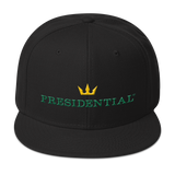 PRESIDENTIAL Gold Crown Logo Otto Cap 125-978 - Wool Blend Snapback - Presidential Brand (R)