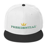 PRESIDENTIAL Gold Crown Logo Otto Cap 125-978 - Wool Blend Snapback - Presidential Brand (R)