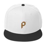 Presidential P Icon Gold |Snapback Hat - Presidential Brand (R)