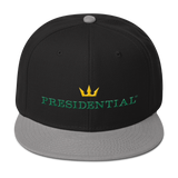 PRESIDENTIAL Gold Crown Logo Otto Cap 125-978 - Wool Blend Snapback - Presidential Brand (R)