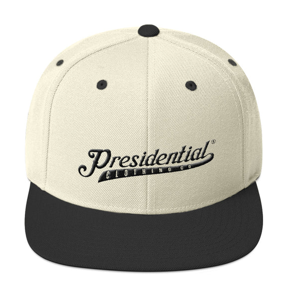 Presidential Clothing Co P On Back | Snapback Hat - Presidential Brand (R)