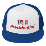 USA PRESIDENTIAL Trucker Cap (Red) - Presidential Brand (R)