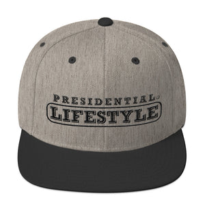 Presidential Lifestyle Icon P Black | Snapback Hat - Presidential Brand (R)