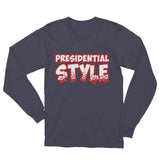 Presidential Style Red Long Sleeve T-Shirt - Presidential Brand (R)