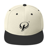 Presidential P LOGO Black Snapback Hat - Presidential Brand (R)