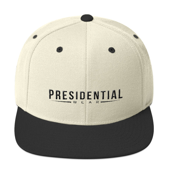 Presidential Wear In Black Snapback Hat - Presidential Brand (R)