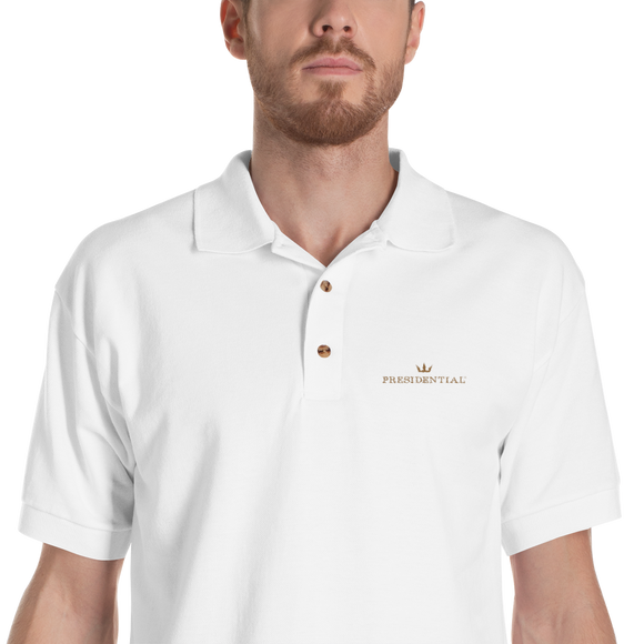 Gildan 3800 Embroidered Presidential Polo Shirt - Presidential Brand (R)