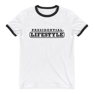 Presidential Lifestyle Black Ringer T-Shirt - Presidential Brand (R)