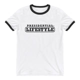 Presidential Lifestyle Black Ringer T-Shirt - Presidential Brand (R)