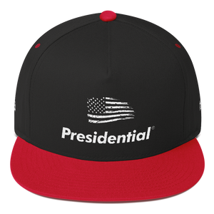 PRESIDENTIAL | Flat Bill Flag Cap - Presidential Brand (R)