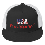 USA PRESIDENTIAL Trucker Cap (Red) - Presidential Brand (R)