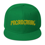 Presidential Snapback Hat Presidential Gold Logo - Presidential Brand (R)