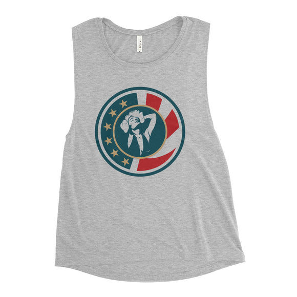 Presidential Lady Badge Ladies’ Muscle Tank - Presidential Brand (R)