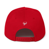 Presidential Lifestyle Logo White P On Back | Flat Bill Cap - Presidential Brand (R)