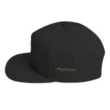 Presidential P Gold Flat Bill Cap - Presidential Brand (R)