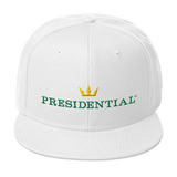 PRESIDENTIAL Gold Crown Logo Otto Cap 125-978 - Wool Blend Snapback - Presidential Brand (R)