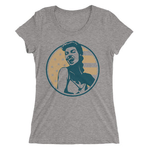 Presidential Woman Gold Ladies' Short Sleeve T-Shirt - Presidential Brand (R)