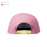 Presidential Rolex Hat - Pink And Gold/ Yellow Rolex Style Closure Band - Presidential Brand (R)