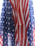 Presidential Records- American Flag Scarf Red White And Blue