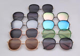 Fashion round sunglasses women men brand luxury design green candy lens pink frame Polarized sun glasses shades - Presidential Brand (R)