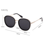 Fashion round sunglasses women men brand luxury design green candy lens pink frame Polarized sun glasses shades - Presidential Brand (R)