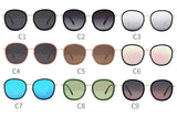 Fashion round sunglasses women men brand luxury design green candy lens pink frame Polarized sun glasses shades - Presidential Brand (R)