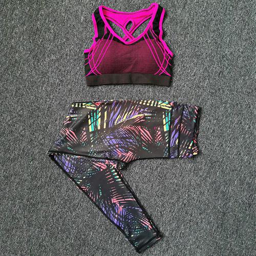 Women's Running Fitness Sports Bra Yoga Pants - Presidential Brand (R)