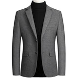 Blazer British Stylish Suit Jacket Business Casual Regular Fit Woolen coat - Presidential Brand (R)