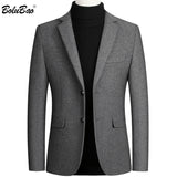 BOLUBAO Men Suit Brand New Men's Blazer Luxury Wool Thick Men Classic Business Suits Jacket Male Luxurious Slim Blazers - Presidential Brand (R)