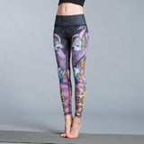 Women Leggings Gym Elastic Fitness Long Tights - Presidential Brand (R)
