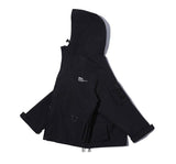 Letter Black Multi-pocket Men's Hip Hop Cargo Jackets Coats Streetwear Cardigan Zipper Casual Techwear Hooded Men Outerwear Top - Presidential Brand (R)