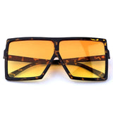 Fashion Sunglasses Women Ladies Red Fashion Oversized Square Sun Glasses Driving Shades Eyewear UV400 gafas de sol - Presidential Brand (R)