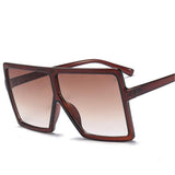 Fashion Sunglasses Women Ladies Red Fashion Oversized Square Sun Glasses Driving Shades Eyewear UV400 gafas de sol - Presidential Brand (R)