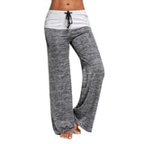 Women Sport Leggings Fitness Yoga Pants patchwork Wide Leg Fitness Leggins Clothing Loose Workout Trousers Sports Clothing suits - Presidential Brand (R)