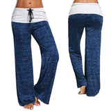 Women Sport Leggings Fitness Yoga Pants patchwork Wide Leg Fitness Leggins Clothing Loose Workout Trousers Sports Clothing suits - Presidential Brand (R)