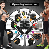 Hip Trainer Muscle Stimulator ABS Fitness Lifting Buttock Abdominal Trainer Fitness Weight loss Body Slimming Massage Sports - Presidential Brand (R)
