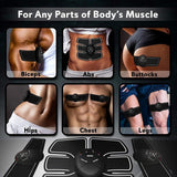 Fitness Abdominal Muscle Trainer EMS Electric Press Stimulator Slimming Machine Fitness Gym Equipment For training Apparatus Set - Presidential Brand (R)