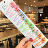 1Set Girls Cute Cartoon Animal Fruit Colorfur Hairpins Children Sweet Hair Clip Headband - Presidential Brand (R)